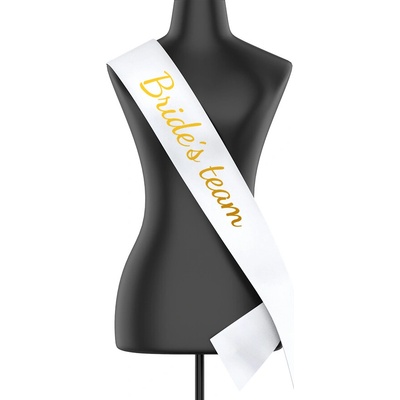 Šerpa Bride´s team Bílá šířka šerpy 10 8 cm Canvas Šerpa 2520