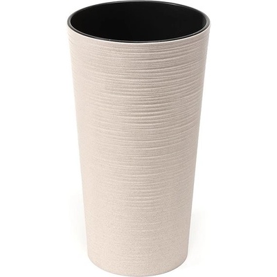LAMELA Květináč LILIA ECO DLUTO vroubek 25 x 46.5cm bílý