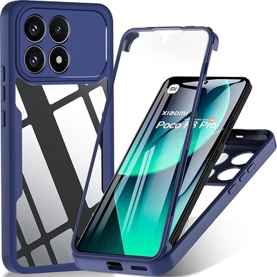 Techsuit Калъф за Xiaomi Poco F8 Pro - Techsuit ColorVerse 360 Series + Протектор - Син