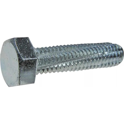 Závitořezný šroub M6x30 mm, šestihranná hlava, zinek bílý, DIN 7513A – Sleviste.cz