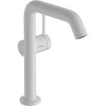 Hansgrohe Tecturis S - Смесител за мивка с чучур Push-Open, CoolStart, EcoSmart, бял мат 73360700 (73360700)