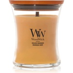 WoodWick Opulent Wood Golden Bourbon ароматна свещ с дървен фитил (hearthwick) 275 гр