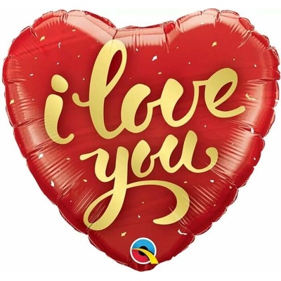 Lepaso Fóliový balónek 18 palcový QL I Love You%