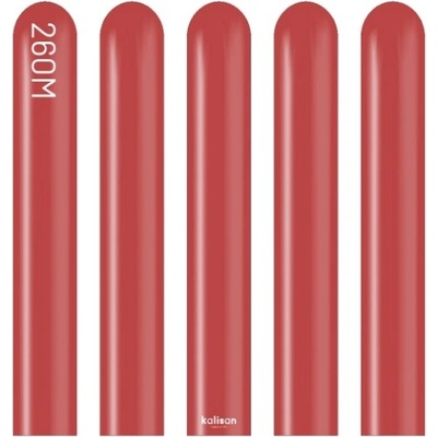 Kalisan Balloons Modelovací balonky tmavě červené, Standard Deep Red 260M –