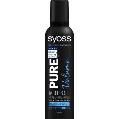 Syoss Pure Volume penové tužidlo na vlasy 250 ml