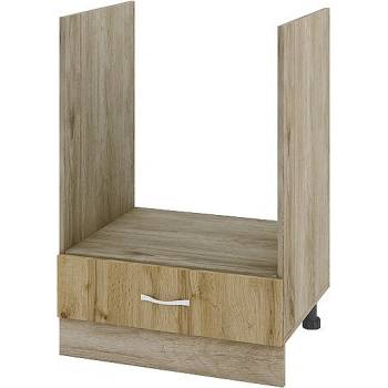 ИРИМ Долен шкаф за вградена фурна с чекмедже Сити АРДД-36 дъб сонома арвен / дъб дакота 60 см