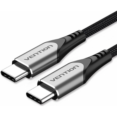 Vention TADHG Type-C (USB-C) 2.0 (M) to USB-C, (M), 1.5m, šedý