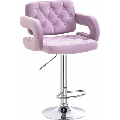 LuxuryForm Design Adria Velur na striebornom tanieri levanduľa