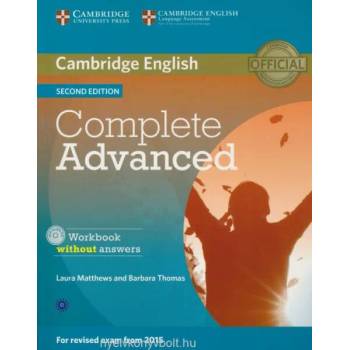 Cambridge English Complete Advanced Workbook without answers Second edition