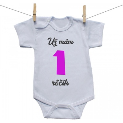Boodyy Body s krátkym rukávom Už mám rôčik Dievča