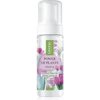 Lirene Power of Plants Opuntia нежна почистваща пяна с изглаждащ ефект 150ml