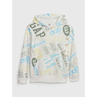 GAP Детски суитшърт с качулка GAP GAP | Byal | Момчешки | 104/110