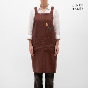 Linen Tales Ленена престилка Chocolate - Linen Tales (LT-APCRB-1S-CHO)