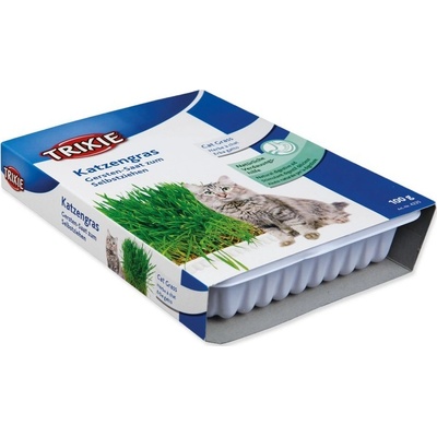 TRIXIE Tráva pro kočky v misce 100g