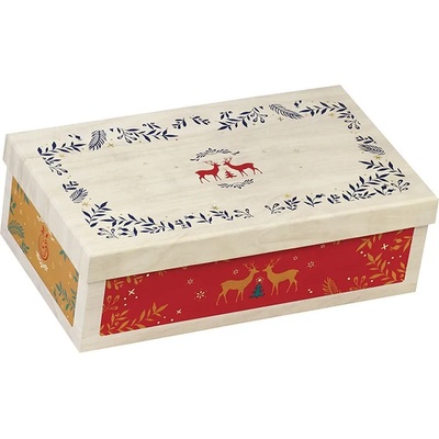 Giftpack Подаръчна кутия Giftpack - Еленчета, 31.5 x 18 x 10 cm (BF390P)