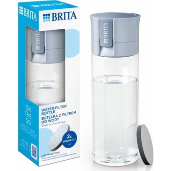 Brita Fill & Go Vital 0,6l modrá + 2x MicroDisc