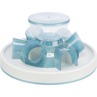 Trixie Cat Activity Tunnel Feeder krmítko s tunýlky 28 x 14 cm