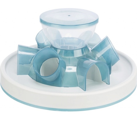 Trixie Cat Activity Tunnel Feeder krmítko s tunýlky 28 x 14 cm