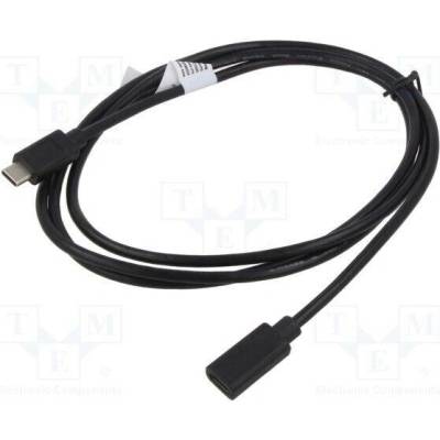 Digitus AK-300210-015-S USB 2.0, USB C zásuvka, USB C vidlice, niklovaný, 1,5m
