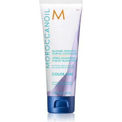 Moroccanoil Color Care лилав балсам за блонд коса и коса с кичури 70ml