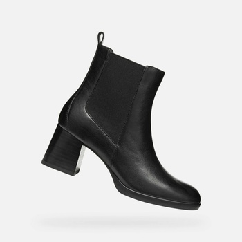 Geox Черни дамски ankle боти Geox Walk Pleasure 55 Geox | Cheren | ЖЕНИ | 37