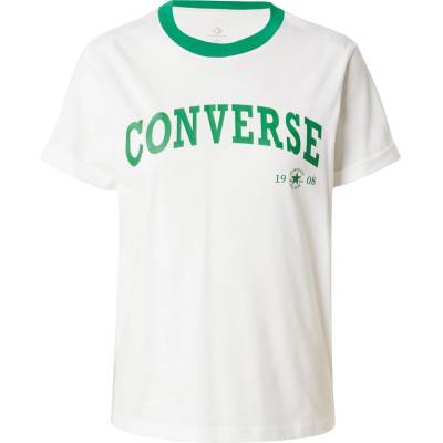 Converse Тениска 'Retro Ringer' бяло, размер M
