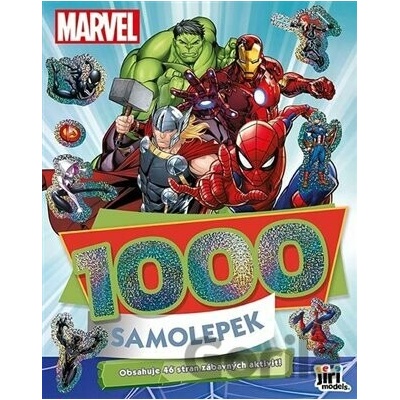 Jiří Models 1000 samolepek s aktivitami Marvel