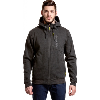 Meatfly technická mikina light year black Heather