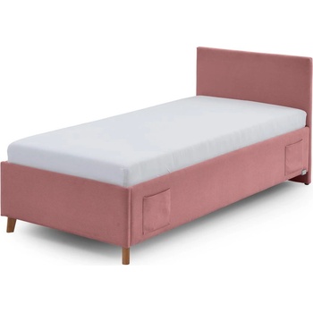 meise.möbel Розово тапицирано детско легло 90x200 cm с място за съхранение с включена подматрачна рамка Cool - Meise Möbel (2203-89-0900)