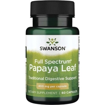 Swanson Full Spectrum Papaya Leaf 400 mg [60 капсули]