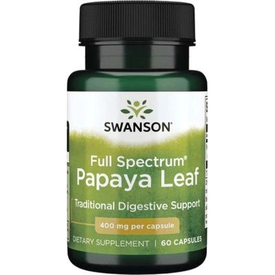 Swanson Full Spectrum Papaya Leaf 400 mg [60 капсули]