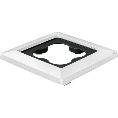 Lechuza Podstavec pod kvetináč s kolieskami Cubico 30, biela, 32 x 32 cm