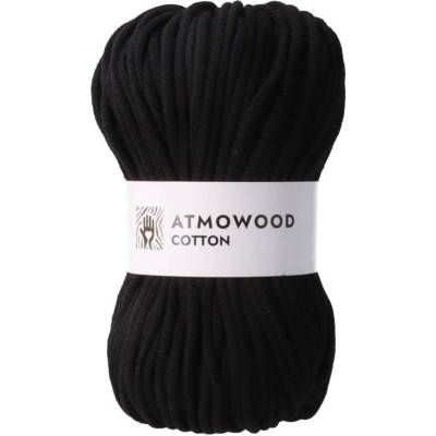 Atmowood cotton 5 mm - čierna