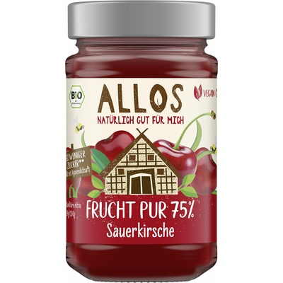 Allos Ovocný džem višeň 200 ml bio BIO VEGAN