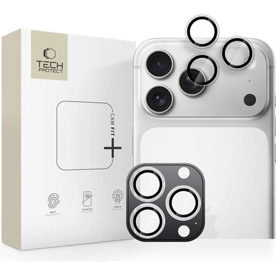 Tech-Protect Протектор за камера за iPhone 14 Pro / Max / 15 Pro / Max / 16 Pro / Max / 17 Pro / Max от Tech-Protect Camering Fit+ - Clear (5906302319169)