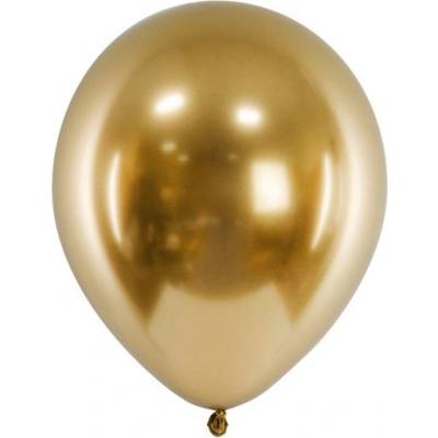 Party Deco Латексови Балони Хром, Златно - 46 см (chb1-18-019-5)