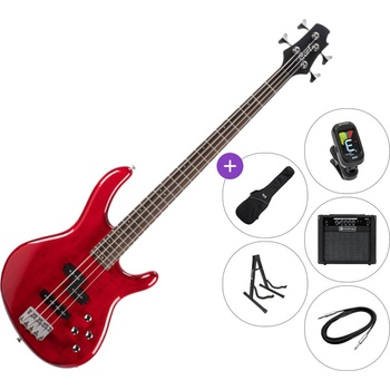 Cort Action Bass Plus SET 2 Trans Red Електрическа бас китара