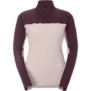 Scott Дамски поларен пуловер Scott Women's Pullover Defined Light Fleece jumper - Wax Pink / Cocoa Red (105-6922-0712)