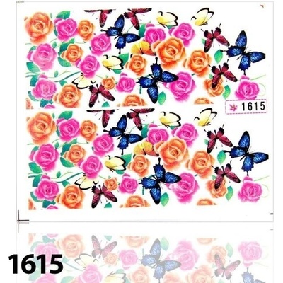 Vodolepky na nechty kvety 1615