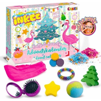CRAZE Adventný kalendár Inkee Bath and Beauty