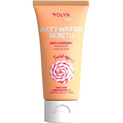 Yolyn Крем активатор за къдрава коса YOLYN WOW Twist Hair Cream Activator (YN009989)