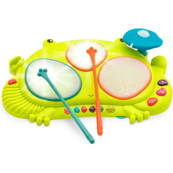 Battat Детска играчка Battat - Барабани, Жаба (BTBX1953Z)