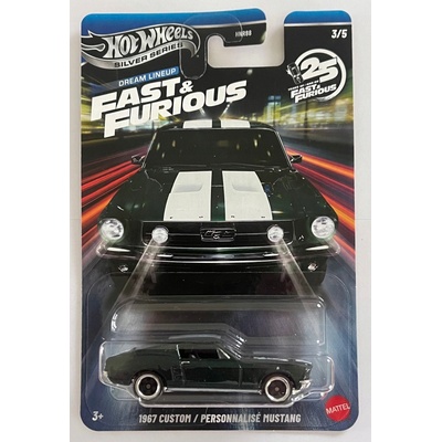 Mattel Hot Wheels Silver Series Fast & Furious 1967 Custom Mustang