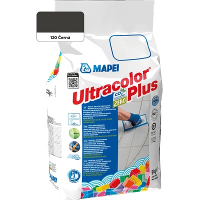 Mapei Ultracolor Plus 120 černá (5kg)