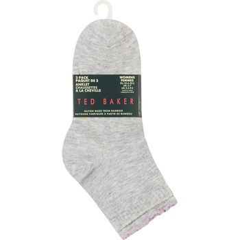 Ted Baker Дамски чорапи Ted Baker Womens Crew Socks - Blk/Wht/Grey