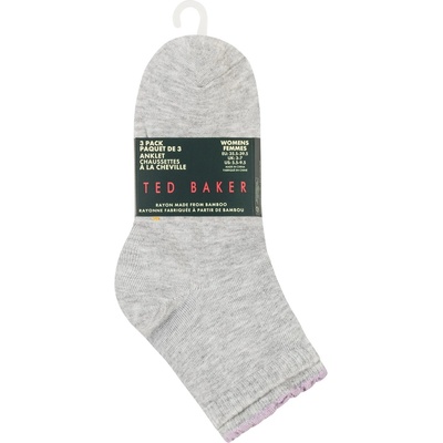 Ted Baker Дамски чорапи Ted Baker Womens Crew Socks - Blk/Wht/Grey