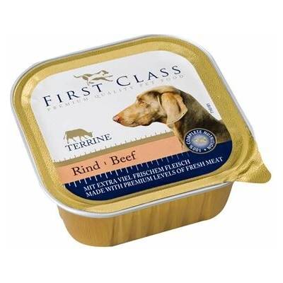 First Classs Paštéta hovädzia pre psov 22 x 150 g