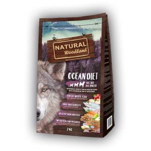 Natural Greatness Natural WoodLand Ocean Diet - Прясна океанска риба - храна за кучета от всички възрасти и породи с 100% натурални съставки - 2кг, Испания ASM87WF02