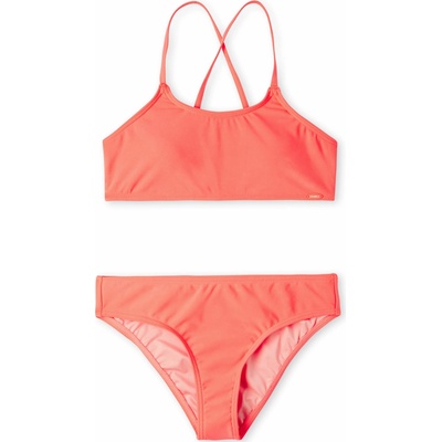 O'Neill Essential Bikini dievčenské dvojdielne plavky oranžová