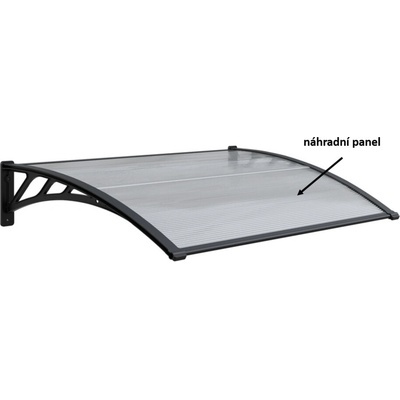 Rojaplast Panel polykarbonátu pro vchodový přístřešek 1146x389mm